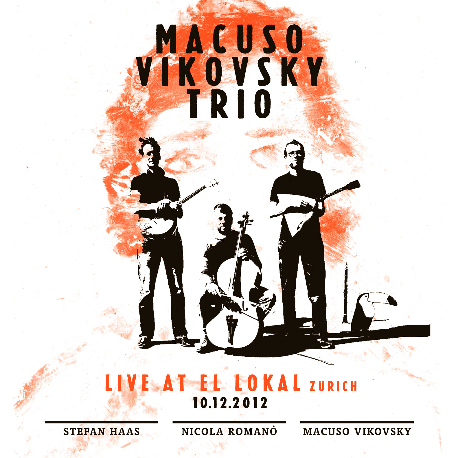 Flyer Macuso Vikovsky Trio im El Lokal Zurich,  2012